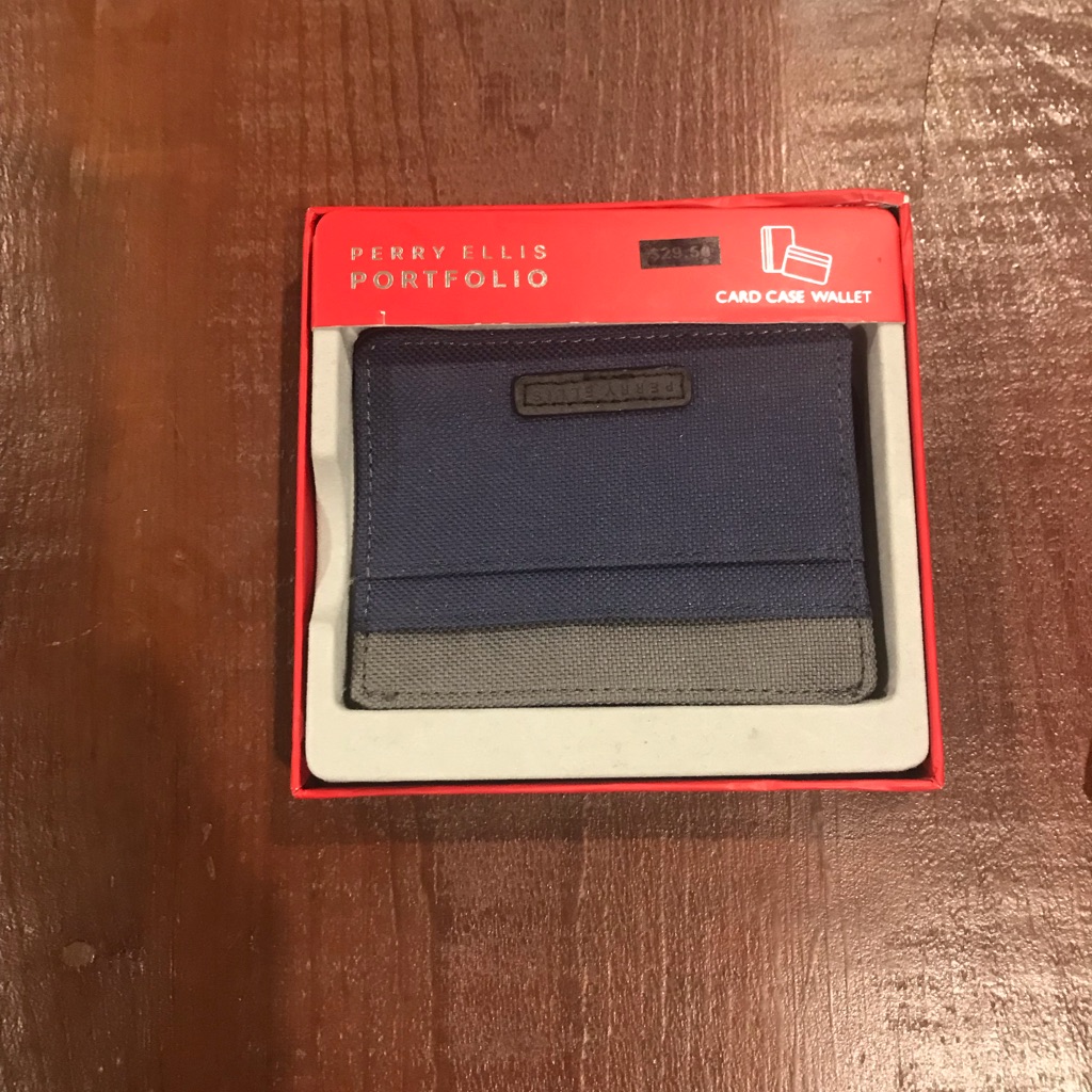 Brand New Perry Ellis Portfolio Card Case Wallet